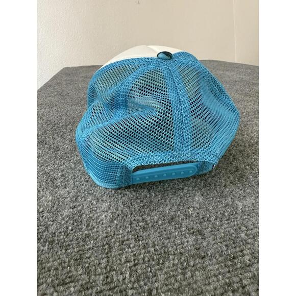 Salt Life Trucker Hat Live Salty Palm Tree Beach Ocean Blue Mesh Snapback Cap OS - Picture 6 of 7